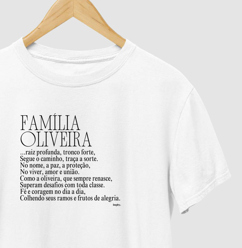 FAMÍLIA OLIVEIRA | Algodão Premium