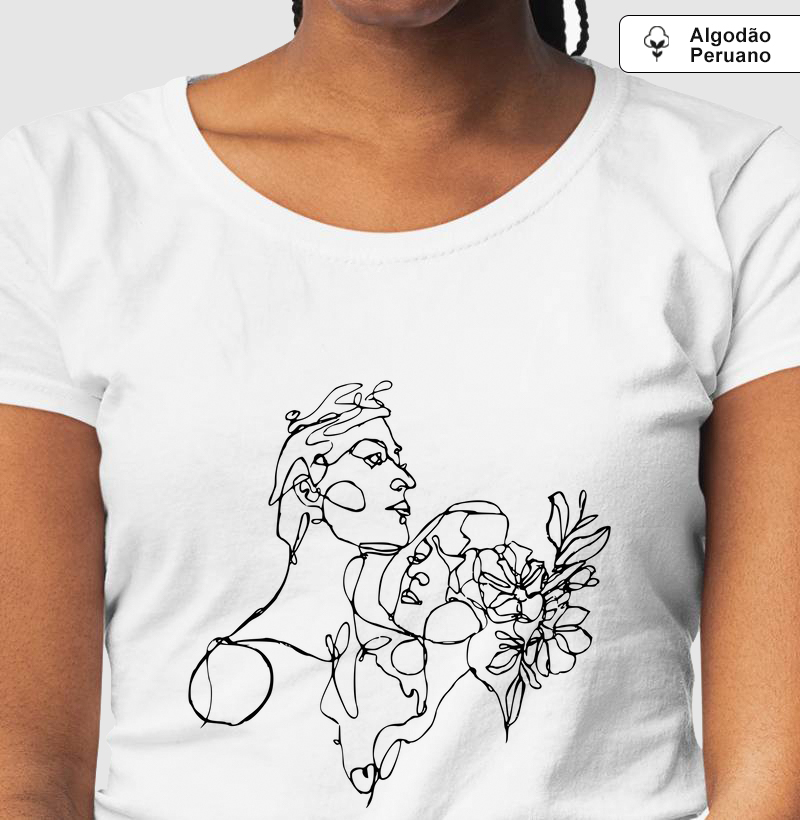 Camiseta Love Vibe Algodão Peruano