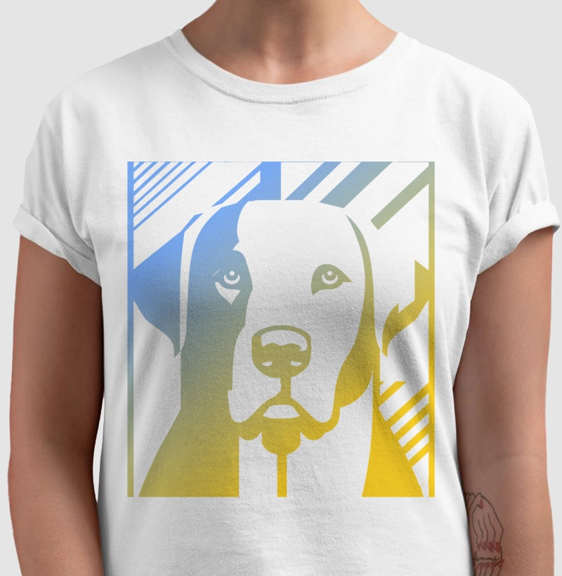 Camiseta Labrador Retriever degradê 4.0!