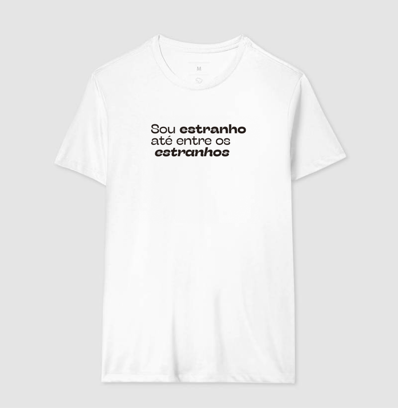 Camiseta Sou estranho