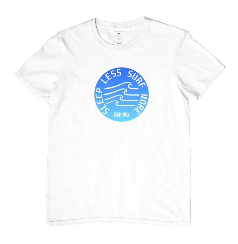 Camiseta Surf More II - Branca