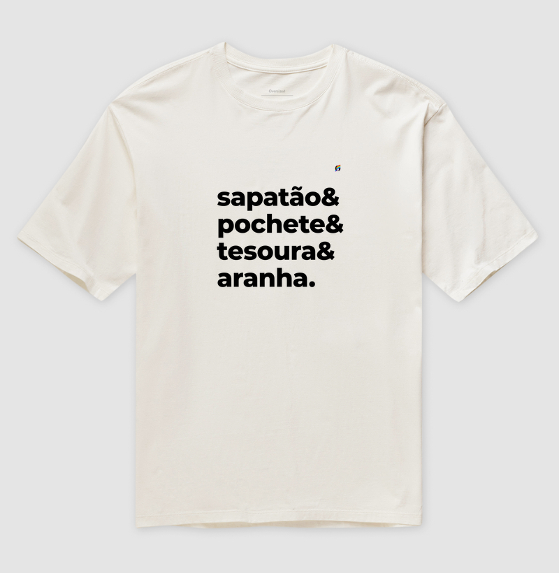 Sapatão& Pochete& Tesoura& Aranha