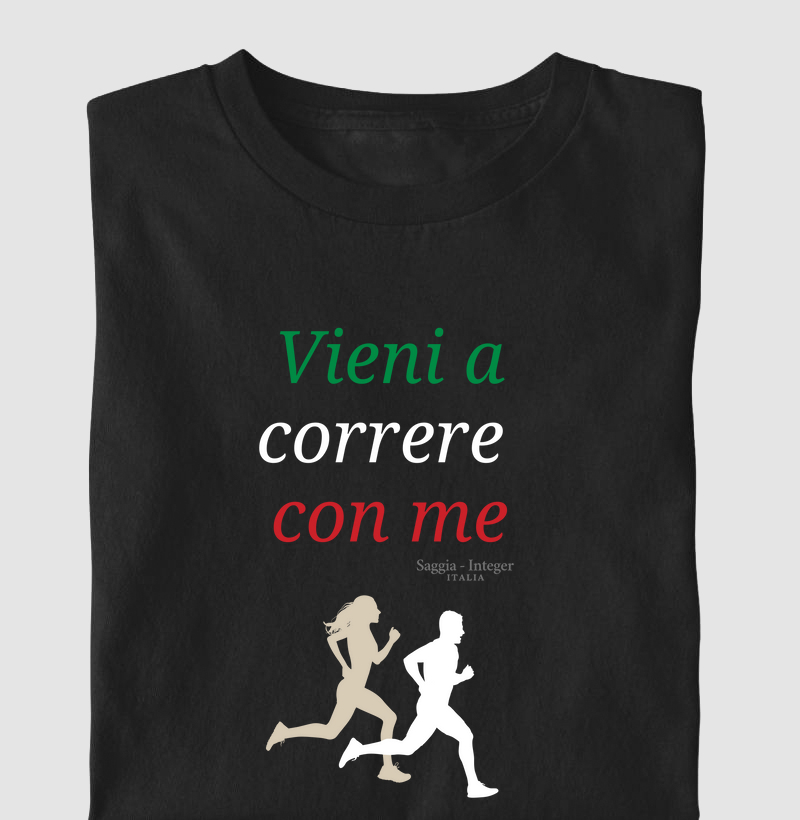 Camiseta Italia Love Correre 00001 - Mann