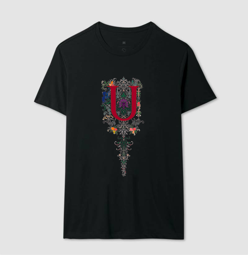 Letras Ornamentadas - U
