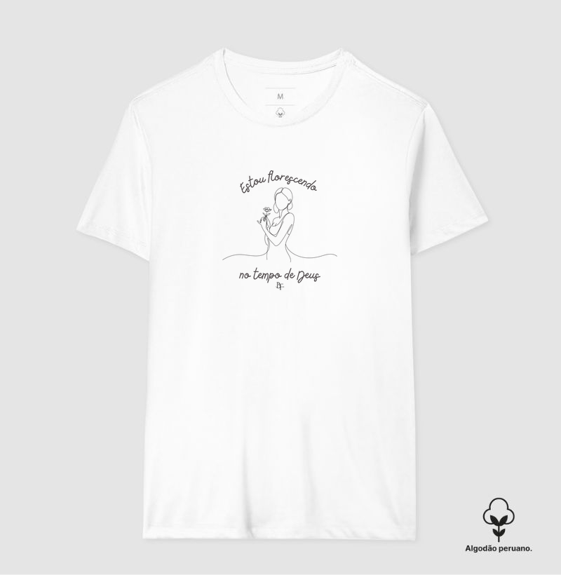 Florescendo no Tempo de Deus – Line Art Feminina