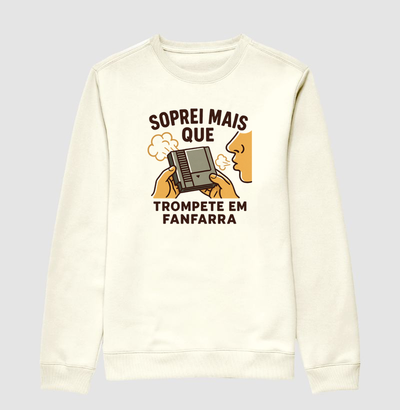 Suéter Moletom Soprei mais que trompete