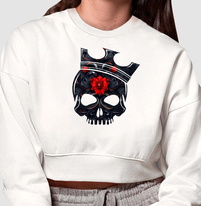 Dark Roses Collection #5 - Moletom Cropped