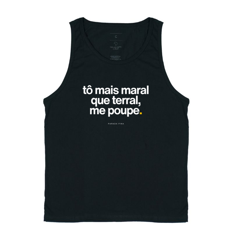 tô mais maral que terral, me poupe.