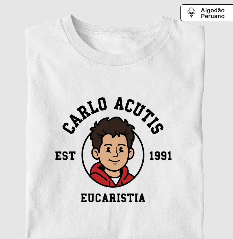 Carlo Acutis EST 1991 - Algodão Peruano