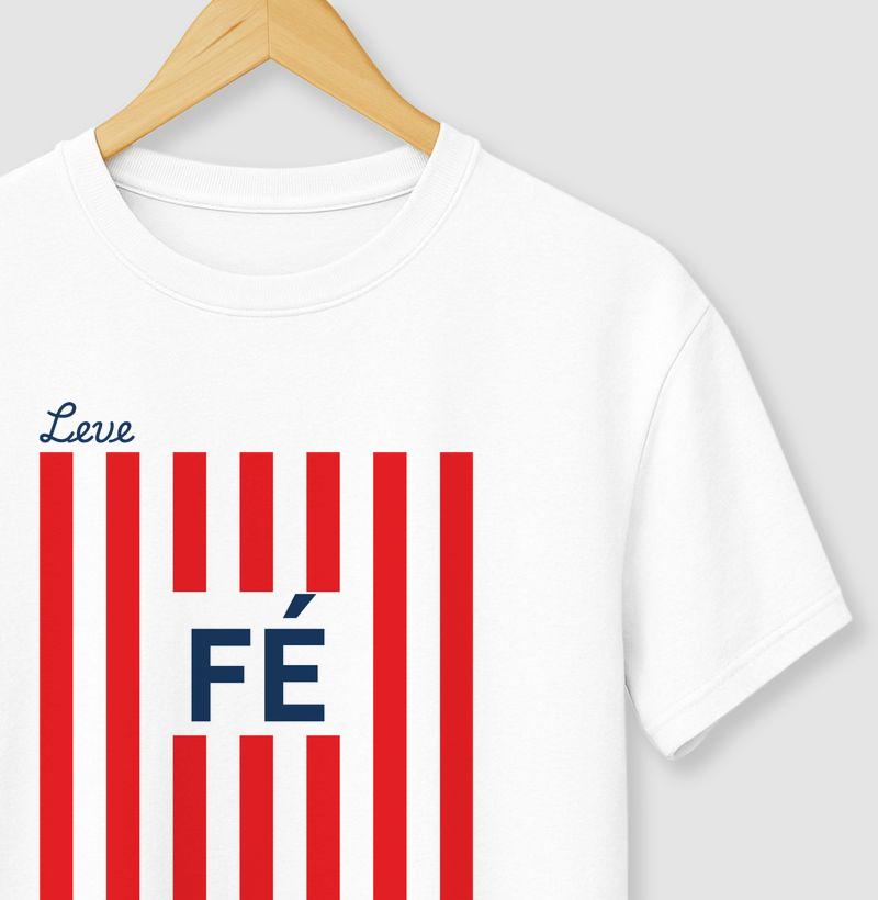 Leve fé - Listras vermelhas