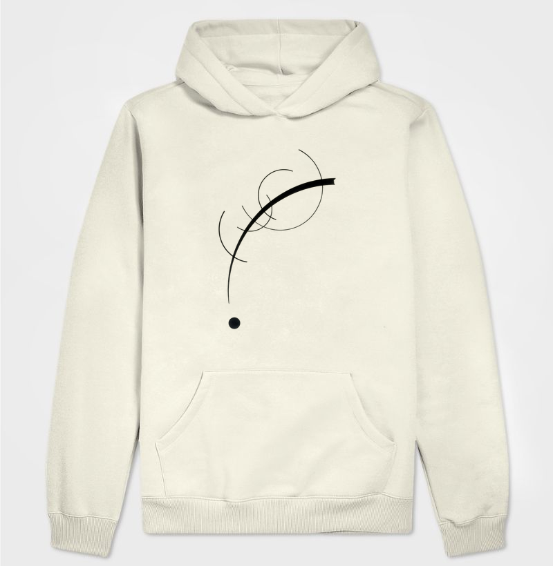 Free Curve to the Point Accompanying Sound of Geometric Curves (1925) - Kandinsky