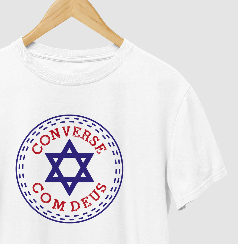 Camiseta Masculina Converse com Deus