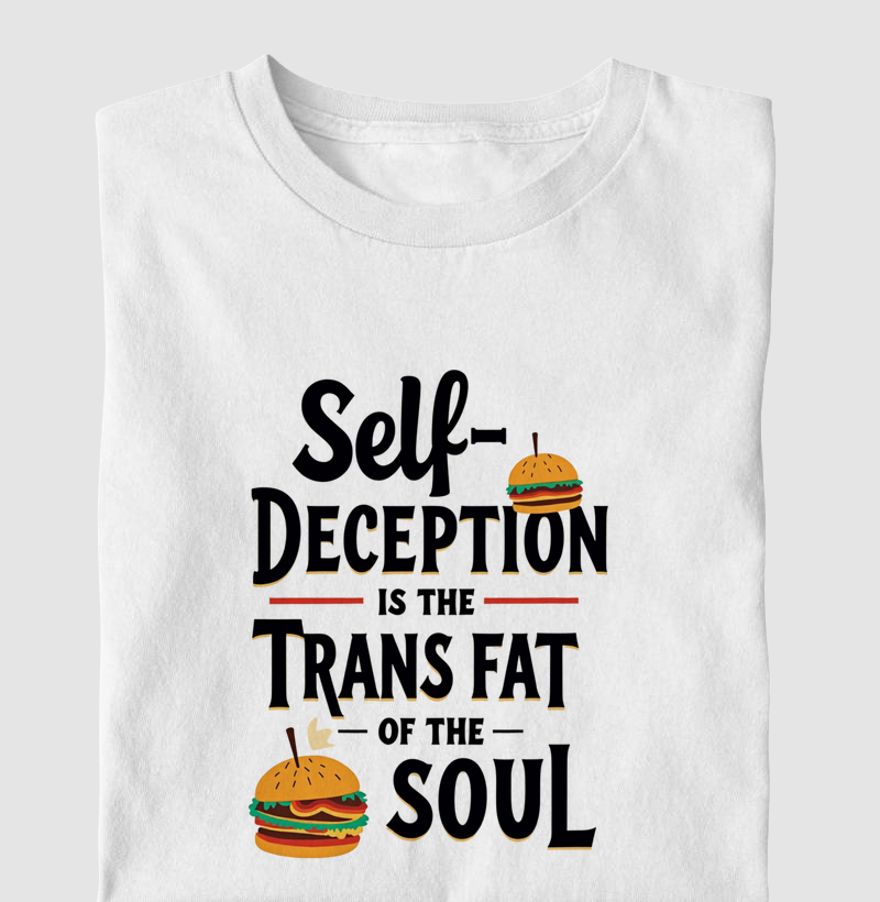 O autoengano é a gordura trans da alma