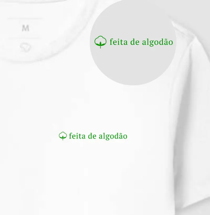 Feita de algodão