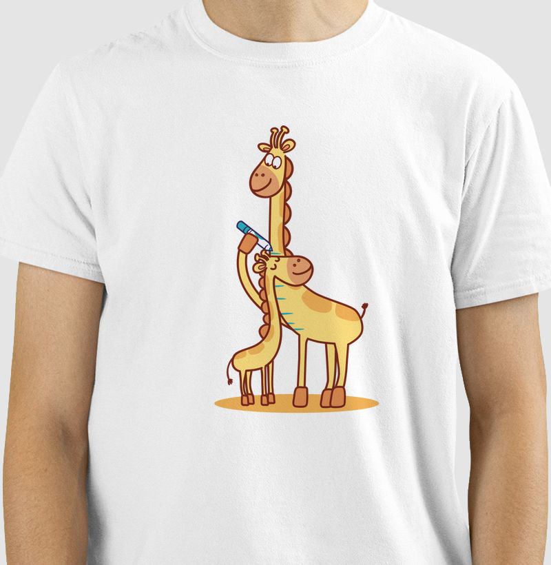 Tamanhos que só uma girafa entende