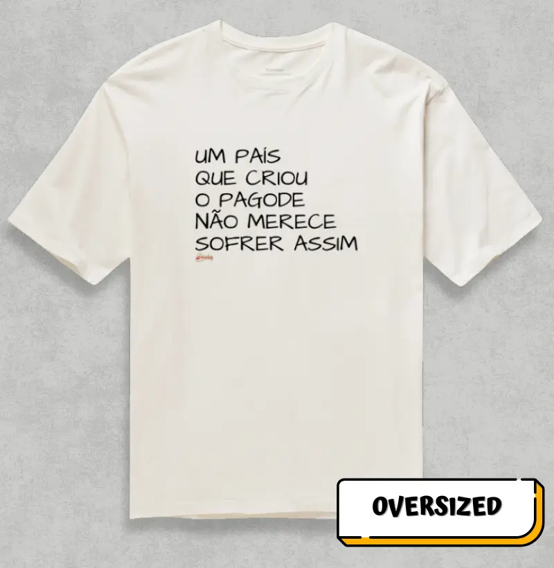 Um país que criou o pagode não pode sofrer assim