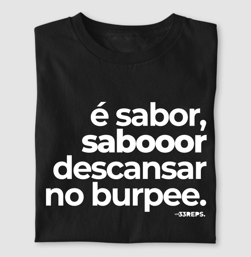 sabor descansa no burpee