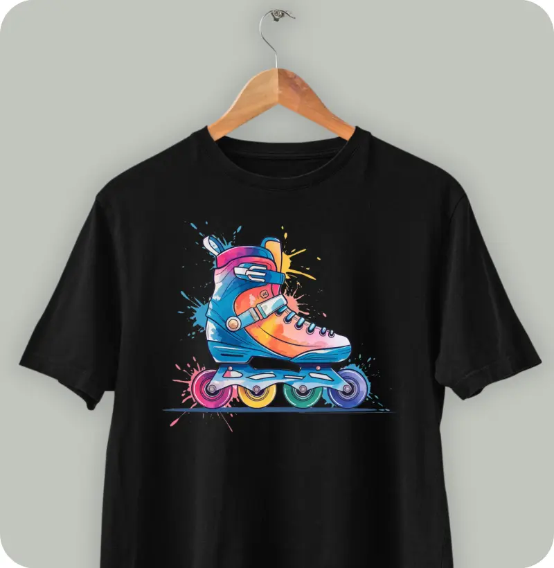 Patins em Aquarela - Inline