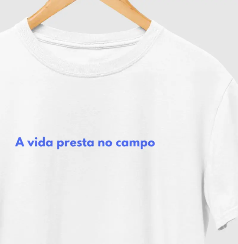a vida presta no campo