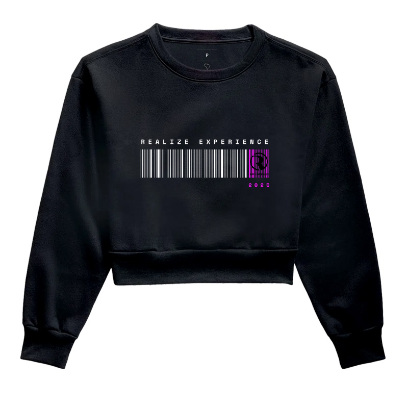 REALIZE EXPERIENCE – LINHA OFICIAL (Moletom Cropped)