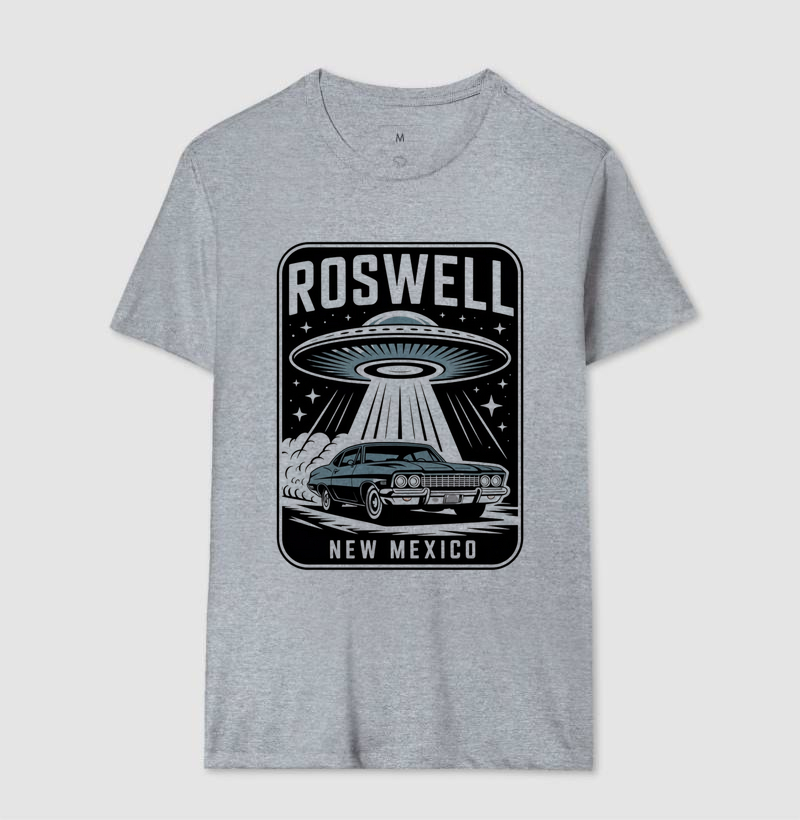 Camiseta "Roswell" - Incidente UFO Retrô