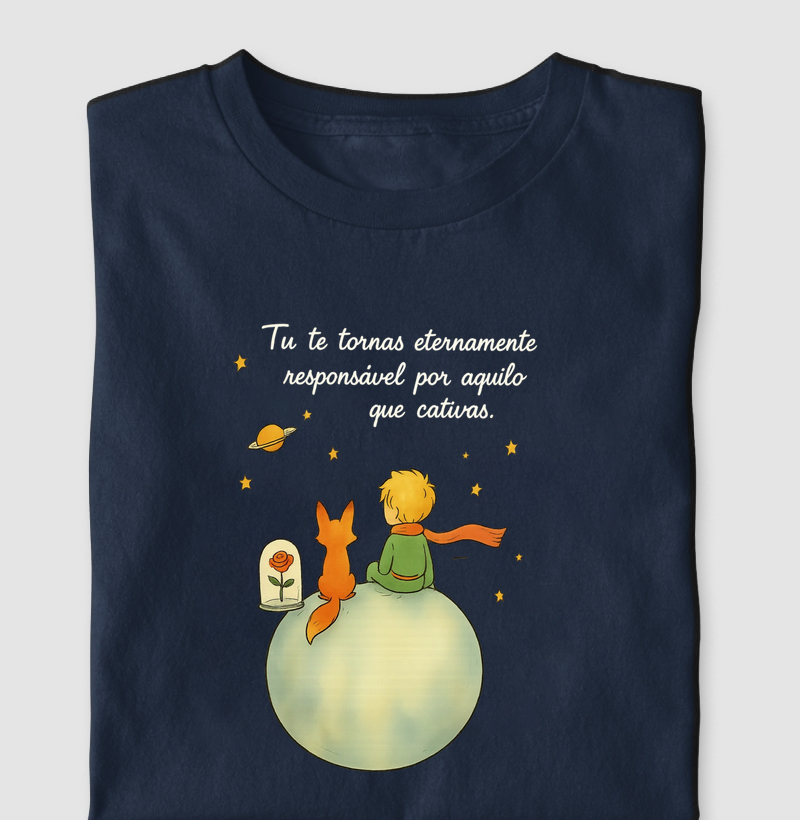 Pequeno Príncipe refletindo