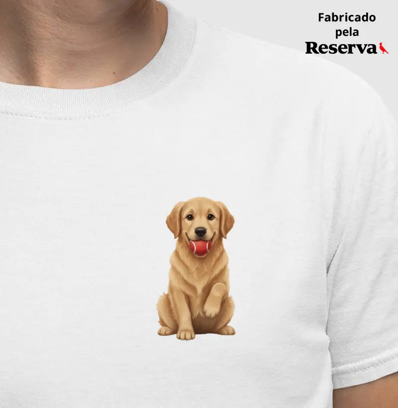 Golden Retriever Minimalista