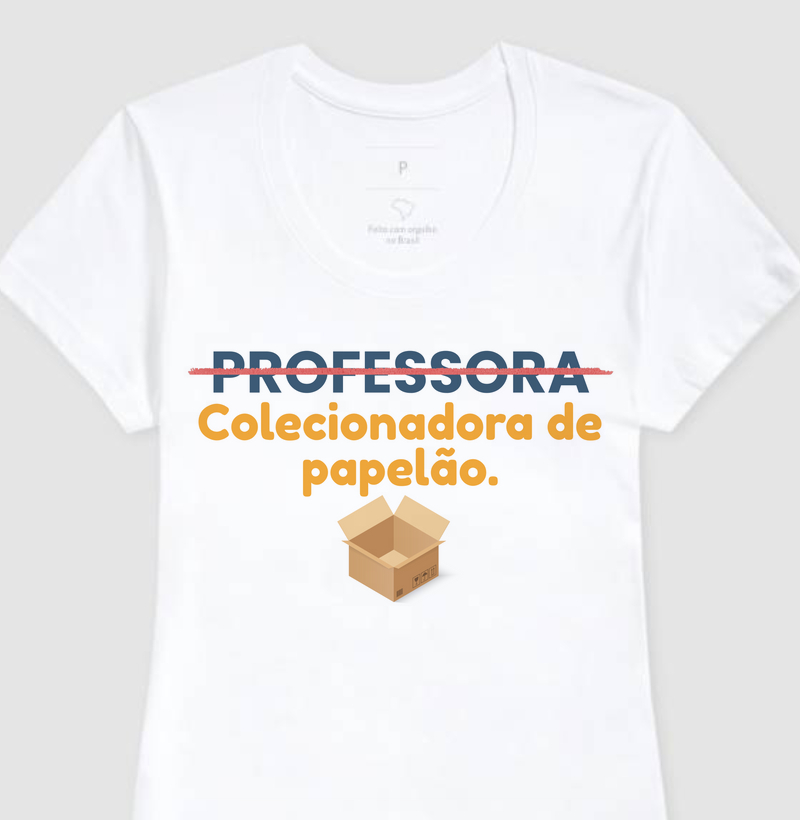 Colecionadora de papelão