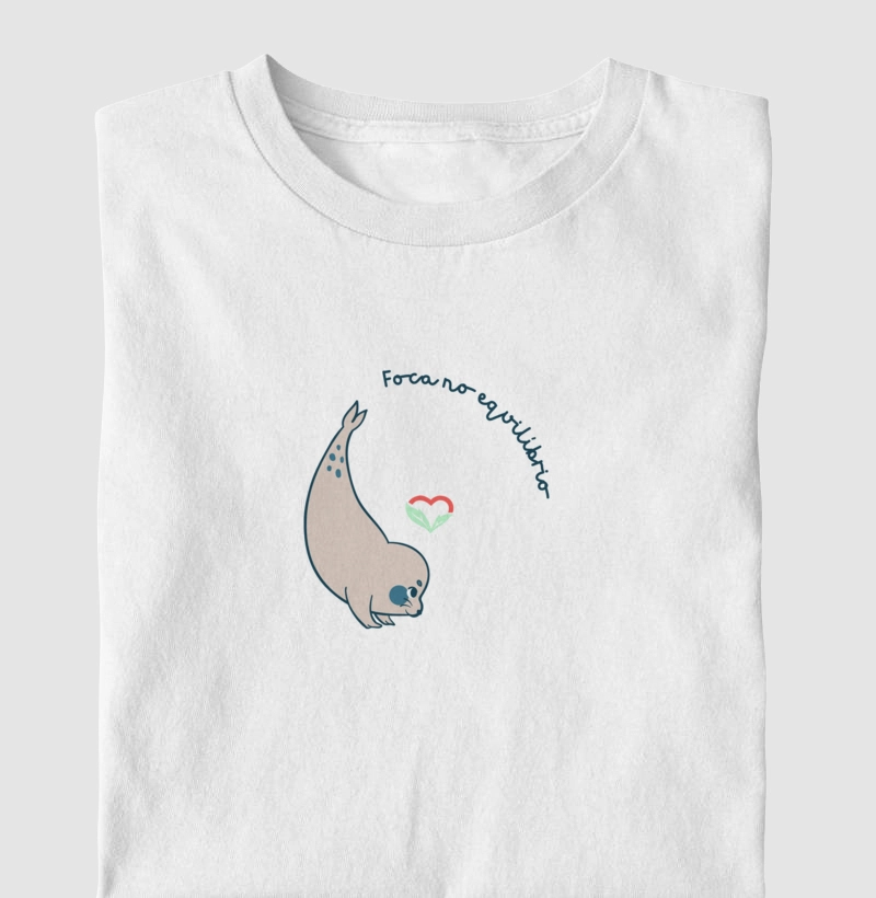 Foca no Equilíbrio - Camiseta