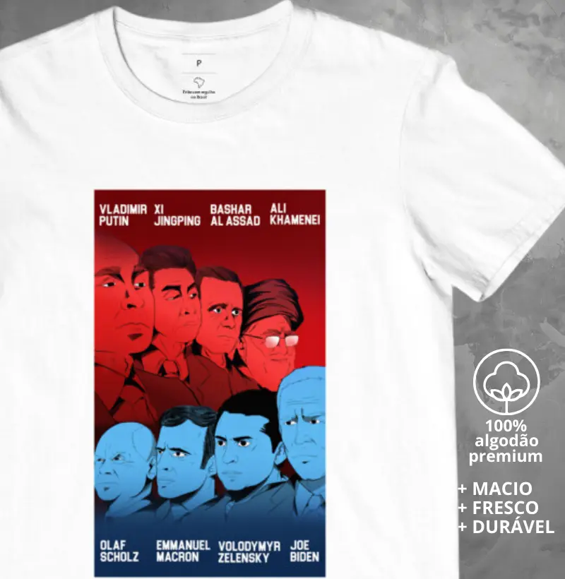 Camiseta Líderes Mundiais