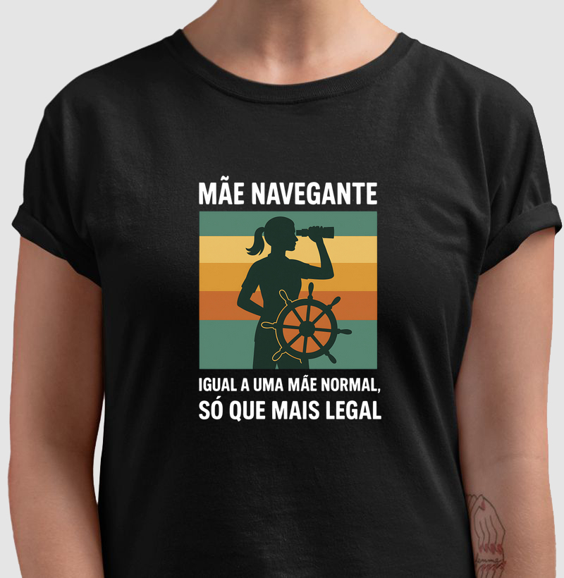 Mãe Navegante - Algodão 30.1