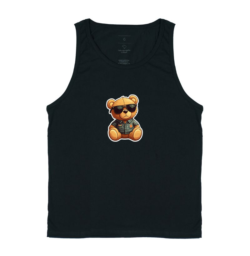 Bear-y Cool (fundo liso)