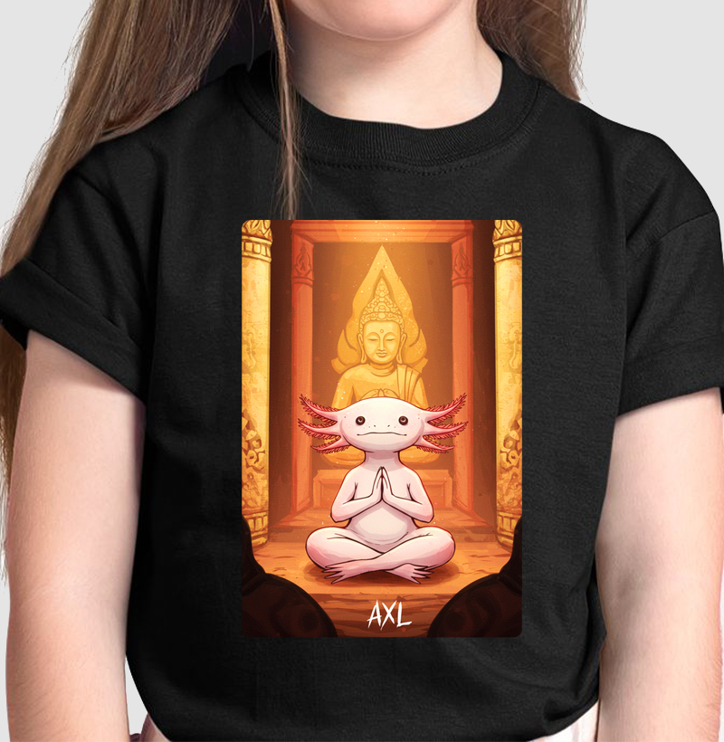 Camiseta Infantil - AXL, Meditando (02)