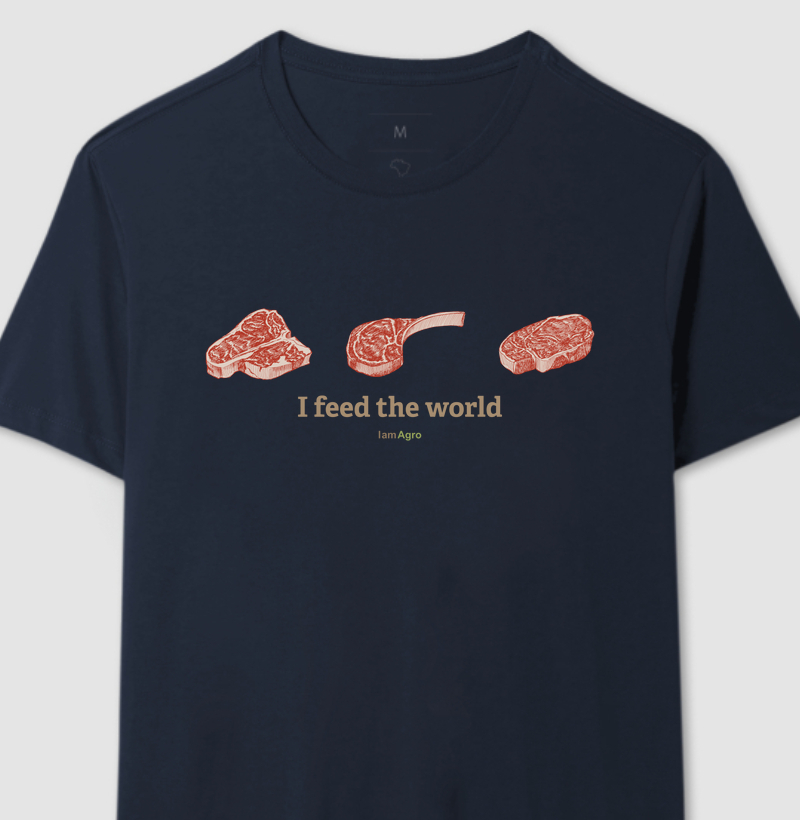 Camiseta Beef agro - Eu alimento o Mundo