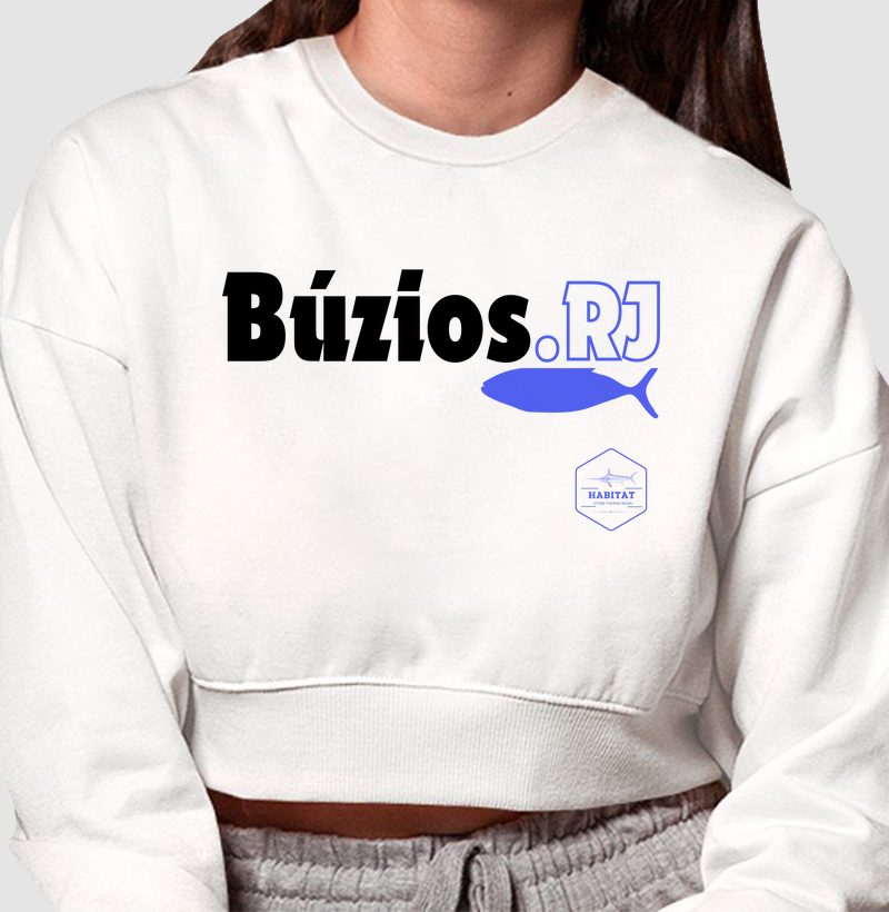 BÚZIOS RJ CROPPED MOLETOM