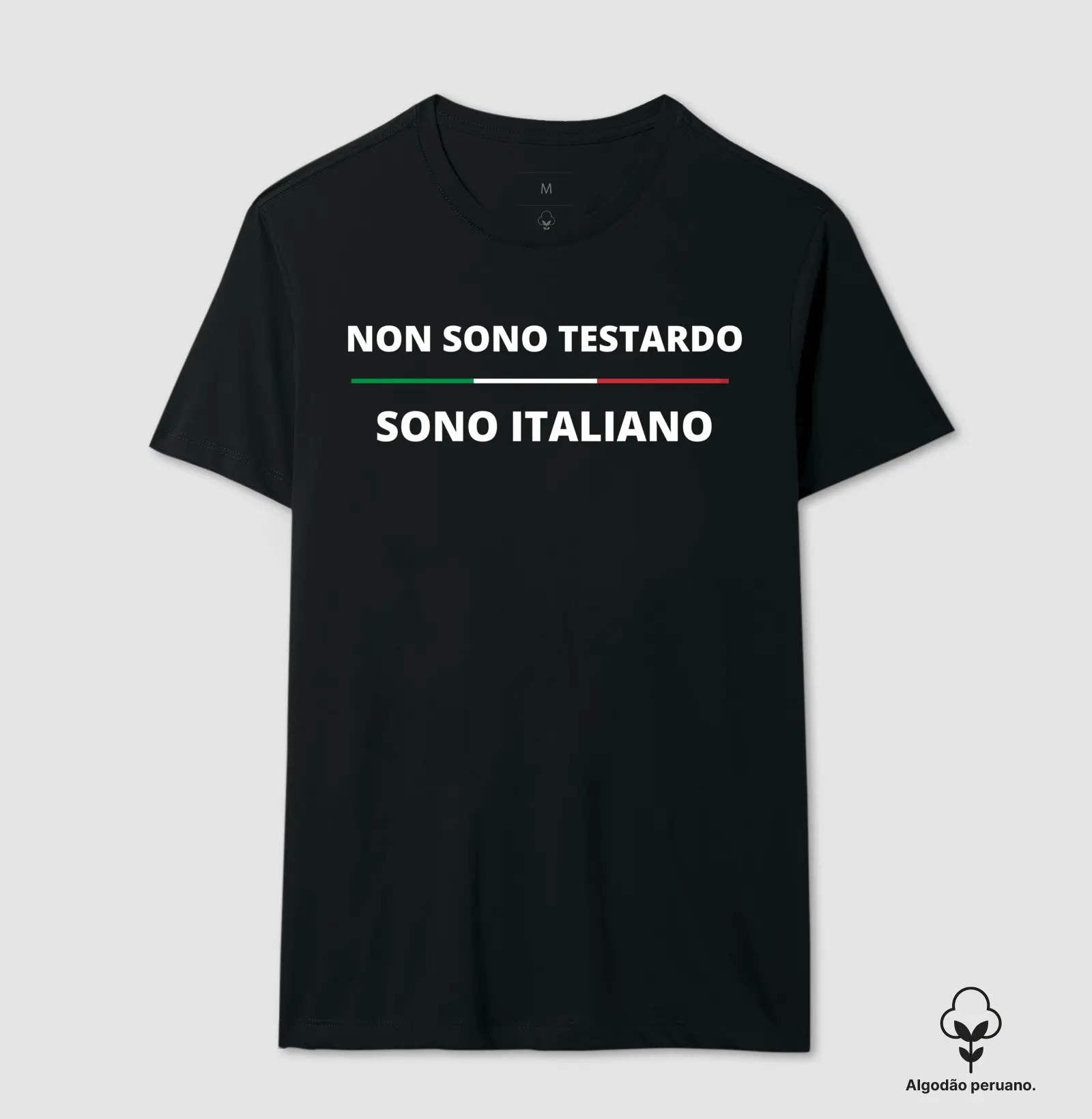 Eu não sou teimoso, sou italiano - em italiano