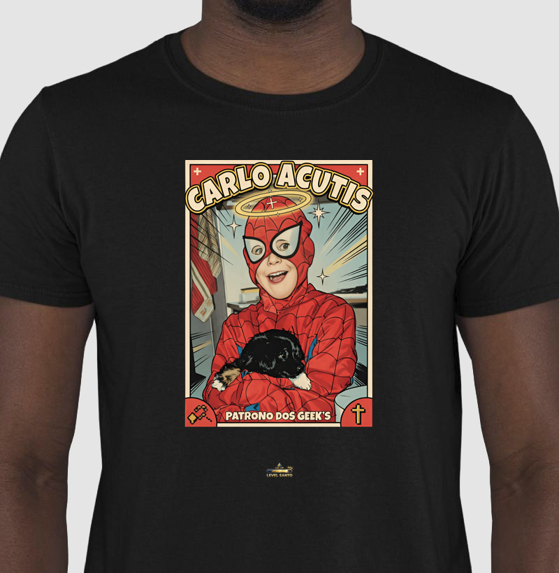 São Carlo Acutis - Homem Aranha - Patrono dos Geeks