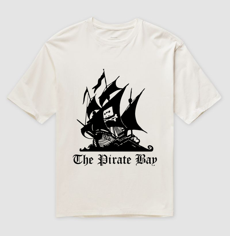 The Pirate Bay Black - Camiseta oversized
