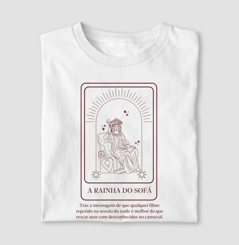 Carta de Tarô - A Rainha do Sofá