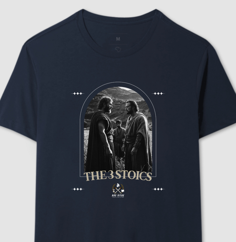 Camiseta "The 3 Stoics" – Ars Vitae