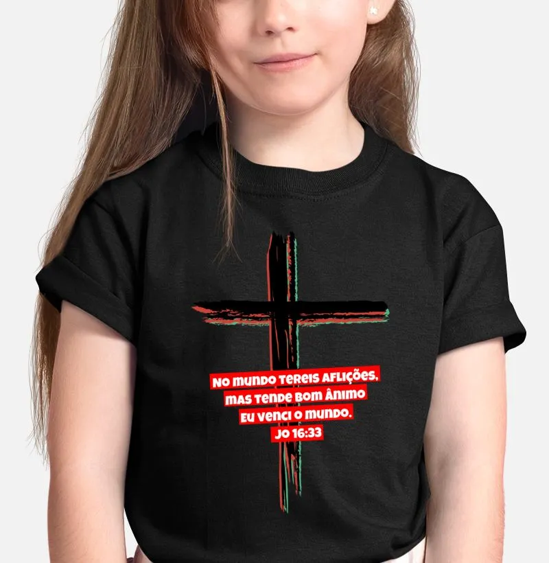 Camiseta Infantil Cruz