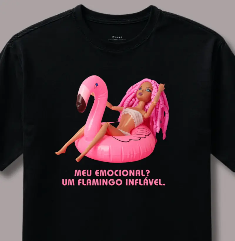 Meu Emocional? Um Flamingo Inflável
