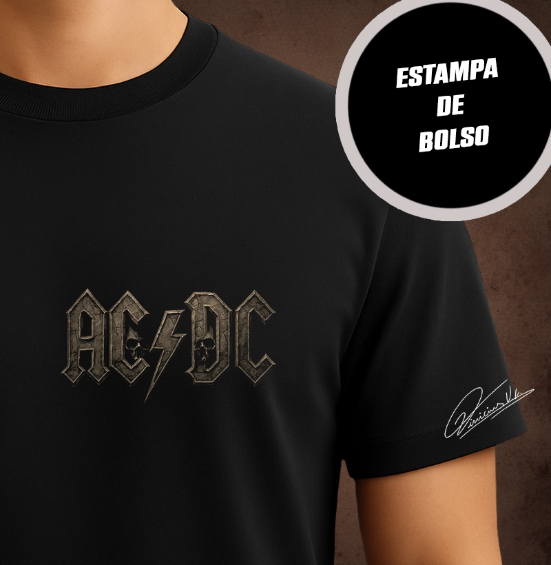 ACDC Logo de bolso