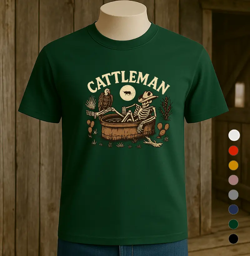 Camiseta cowboy cattelman