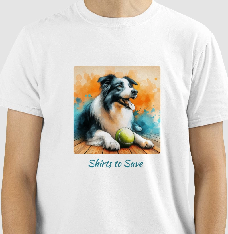 Camiseta Border Aquarela
