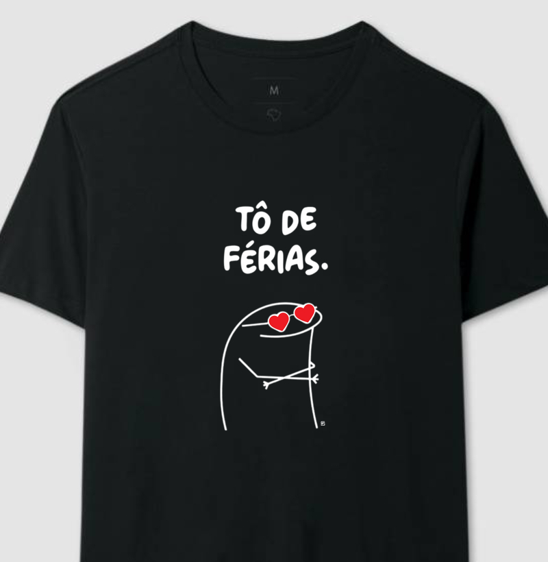 Camiseta Tô de férias
