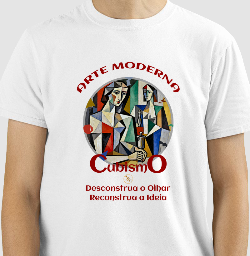 Camiseta Arte Moderna Cubismo