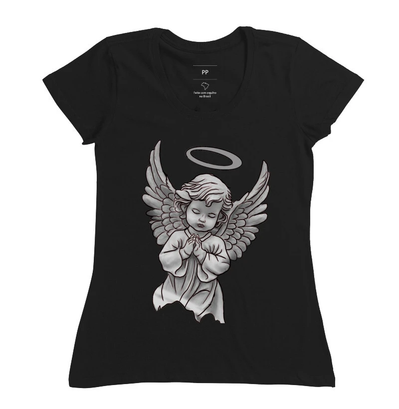 Camiseta Feminina Anjinho