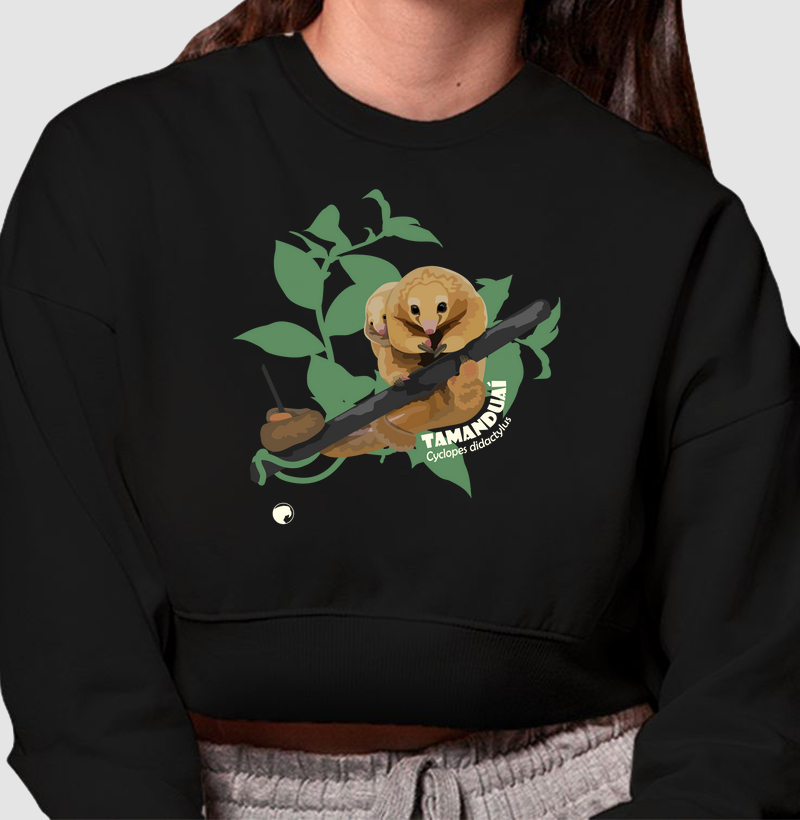 Moletom Cropped Tamanduaí