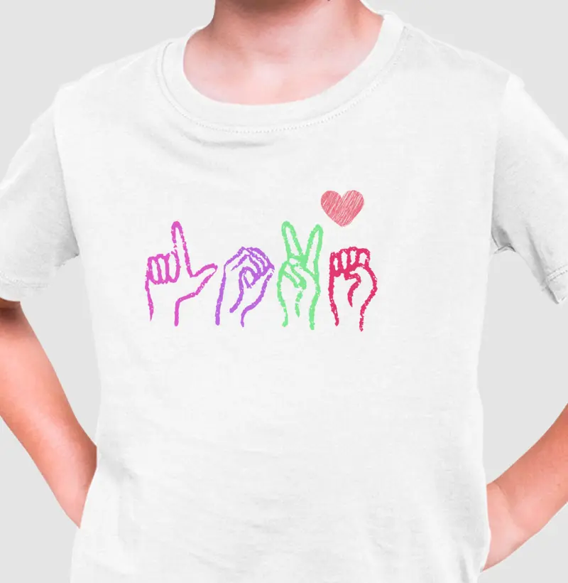 Camiseta LOVE infantil 